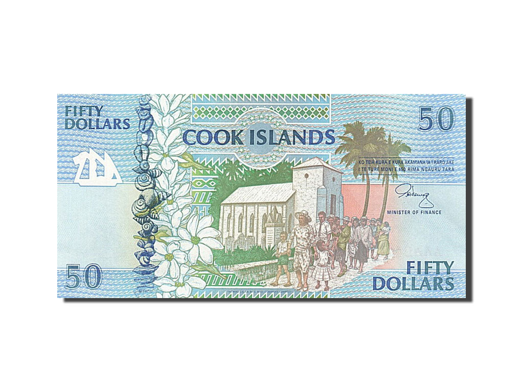 Billete, 50 Dollars, 1992, Islas Cook, UNC
