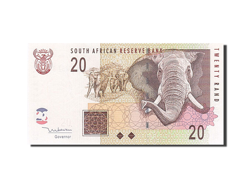 South Africa, 20 Rand, 2005, KM #129a, UNC(65-70), GS 3077467 B