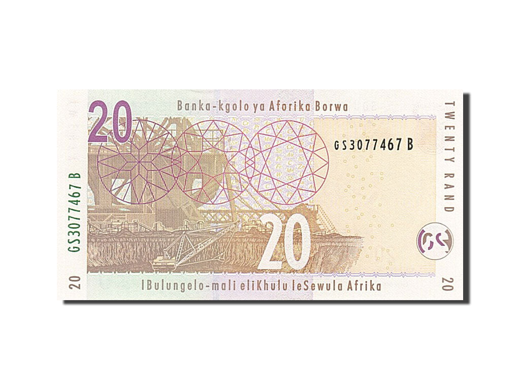 South Africa, 20 Rand, 2005, KM #129a, UNC(65-70), GS 3077467 B