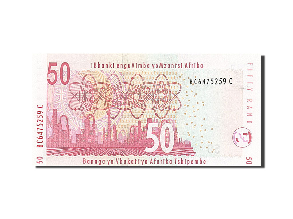 Billete, 50 Rand, 2005, Sudáfrica, UNC
