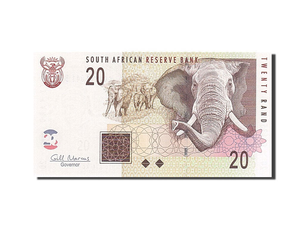Banknote, South Africa, 20 Rand, 2005, UNC(65-70)