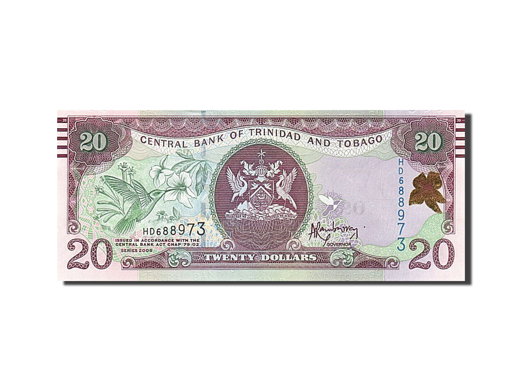 Banknote, Trinidad and Tobago, 20 Dollars, 2009, UNC(65-70)