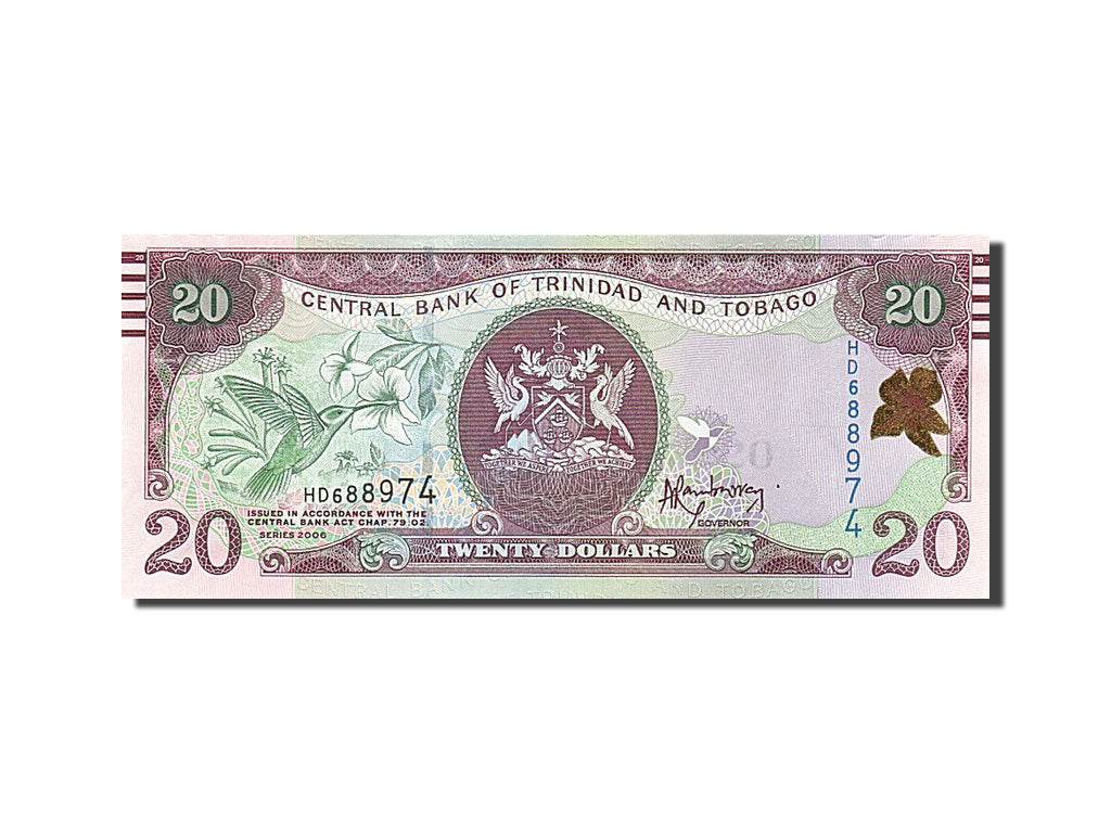 Banknote, Trinidad and Tobago, 20 Dollars, 2009, UNC(65-70)