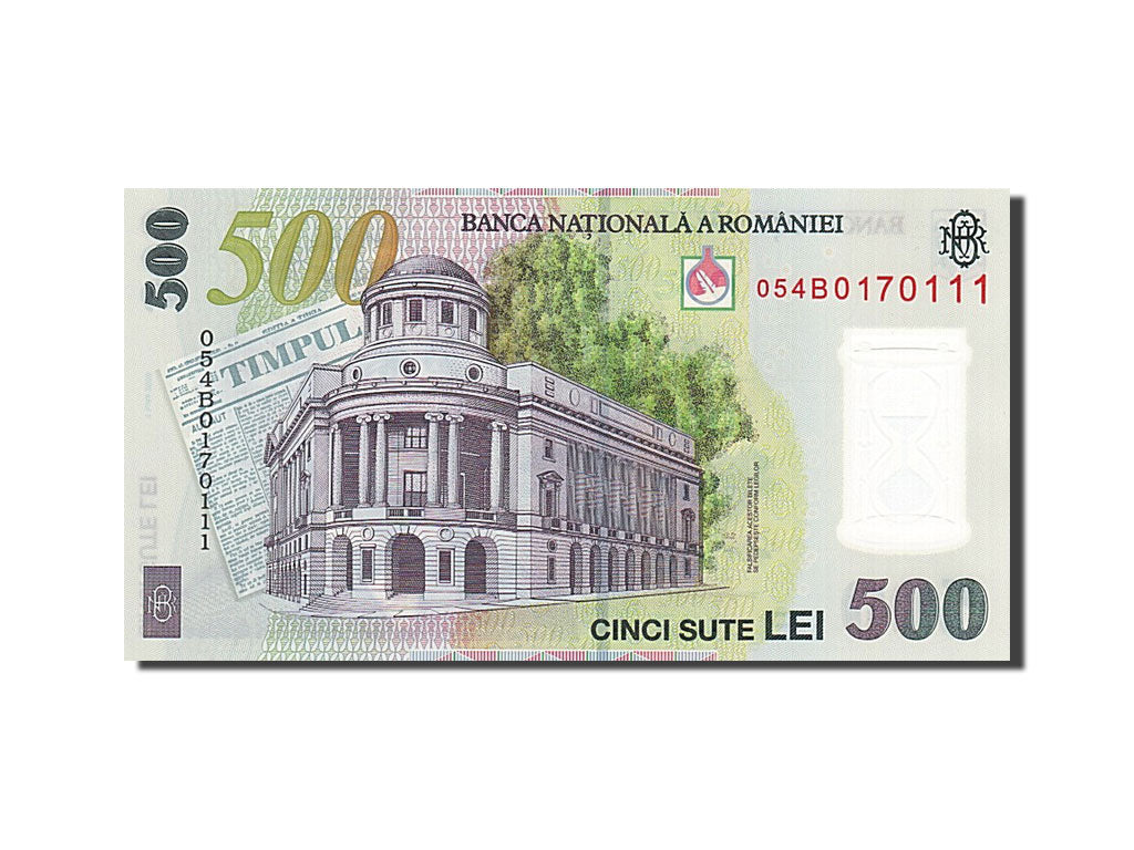 Geldschein, Rumänien, 500 Lei, 2005, 2005-07-01, UNZ