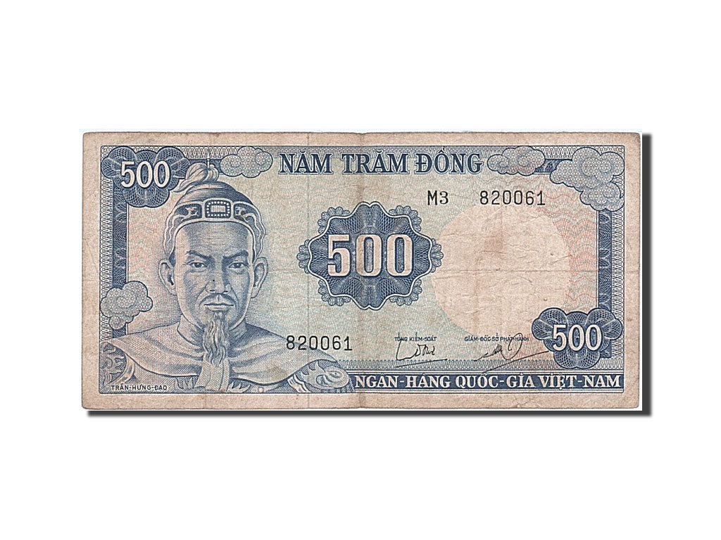 Banknote, South Viet Nam, 500 Dông, 1966, VF(30-35)