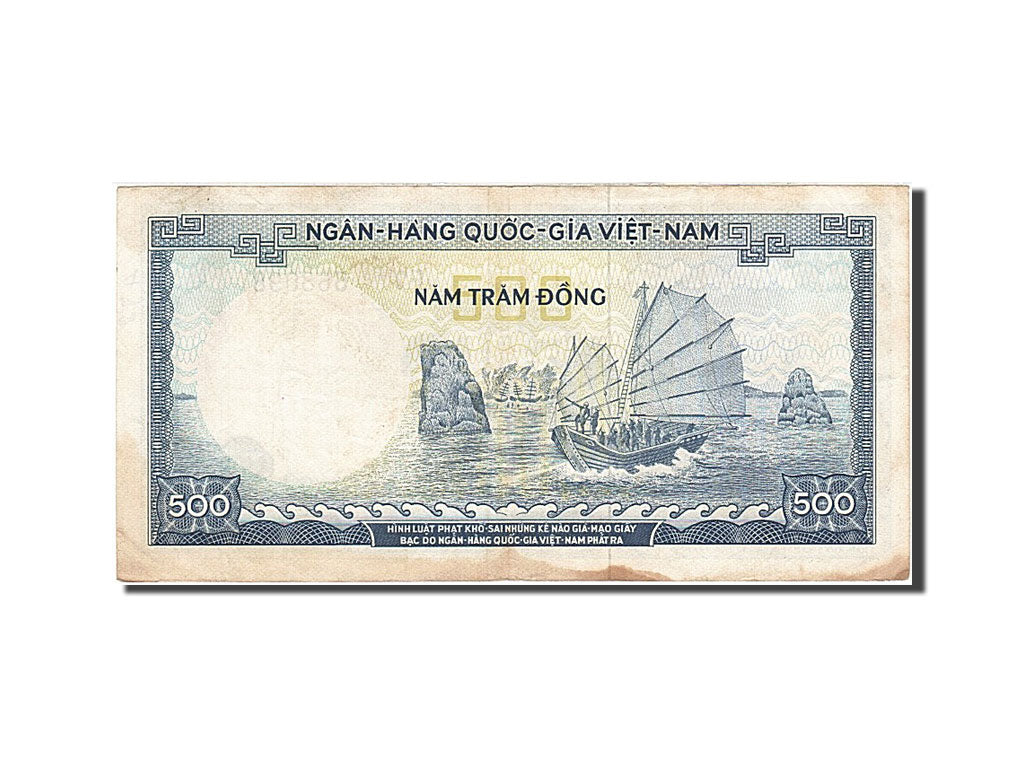 Banknote, South Viet Nam, 500 Dông, 1966, EF(40-45)