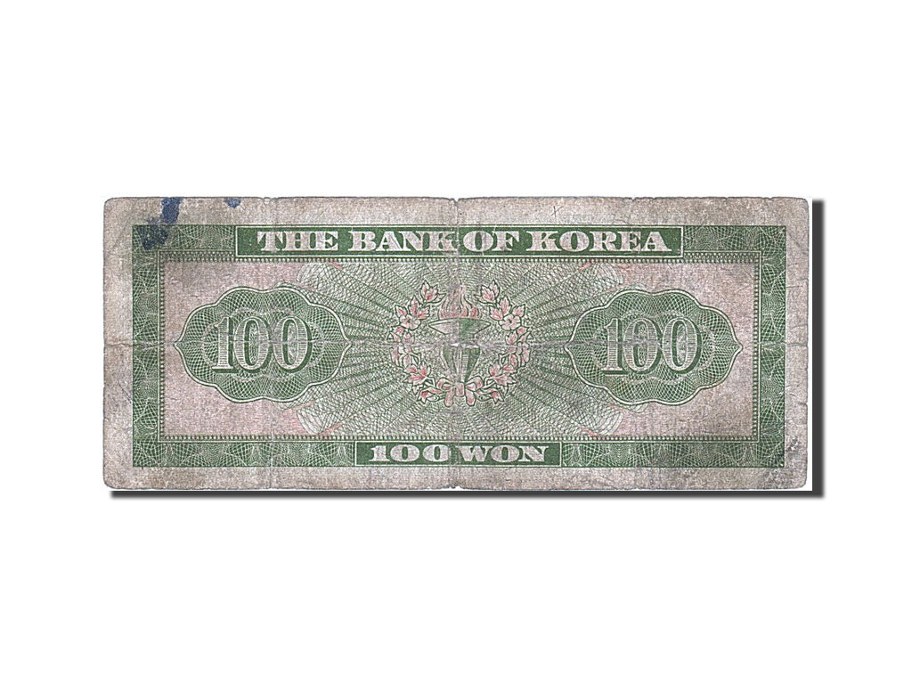South Korea, 100 Won, 1962, KM #36a, F(12-15), FR 0521613