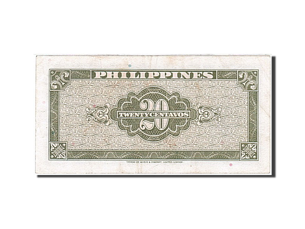 Philippines, 20 Centavos, 1949, KM #129a, AU(50-53), K/I 580724