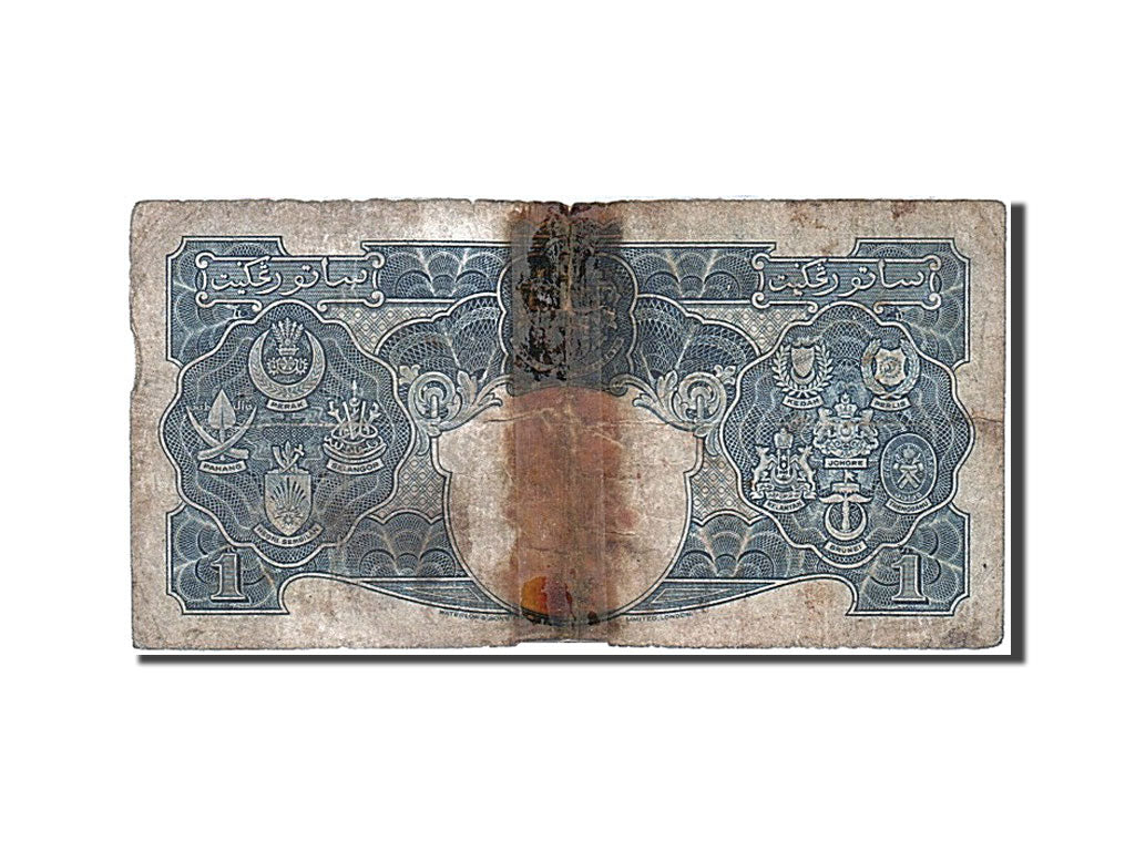 Banknote, MALAYA, 1 Dollar, 1941, 1941-07-01, KM:11, VG(8-10)