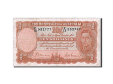 Billete, 10 Shillings, 1939, Australia, MBC