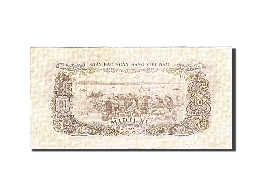 South Viet Nam, 10 Xu, 1966, KM #37a, EF(40-45), HB 313853