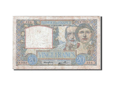 France, 20 Francs, 20 F 1939-1942 ''Science et Travail'', 1941, KM #92b,...
