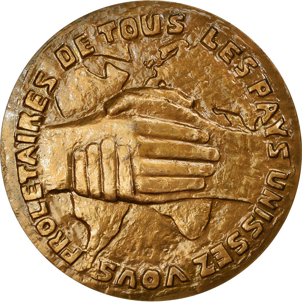 France, Médaille, Karl Marx, Parti Communiste, Politics, Society, War, 1967