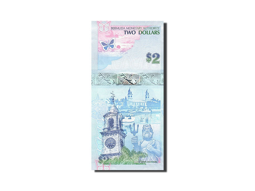Banknote, Bermuda, 2 Dollars, 2009, 2009-01-01, UNC(65-70)