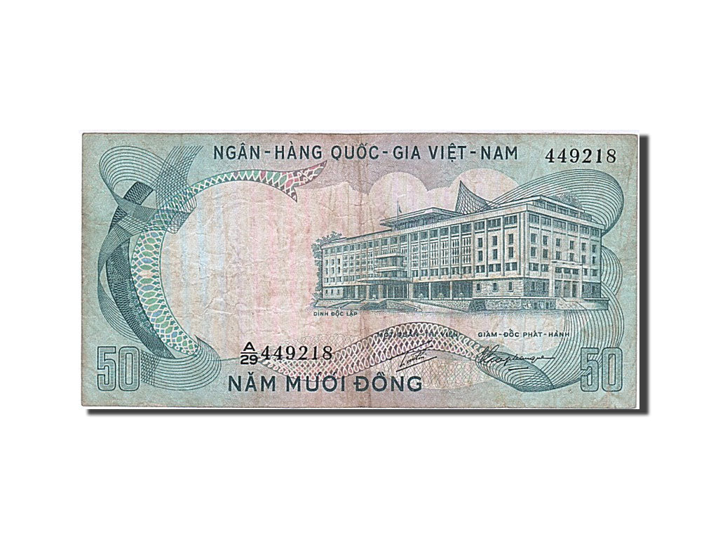 South Viet Nam, 50 D<ox>ng, 1972, KM #30a, VF(30-35), A/29 449218