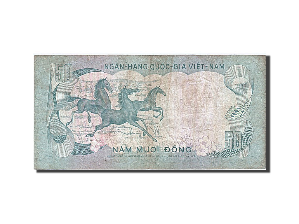 South Viet Nam, 50 D<ox>ng, 1972, KM #30a, VF(30-35), A/29 449218