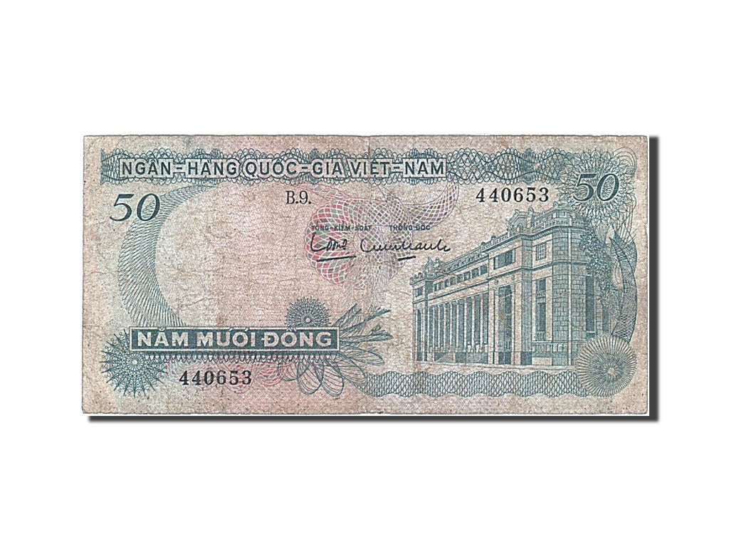 Banknote, South Viet Nam, 50 D<ox>ng, 1962, VF(20-25)