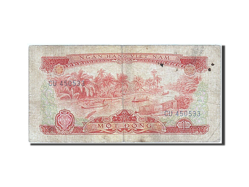South Viet Nam, 1 D<ox>ng, 1966, KM #40a, F(12-15), CU 450533
