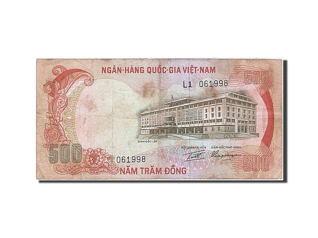 Banknote, South Viet Nam, 500 Dông, 1972, VF(30-35)