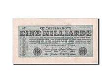 Germany, 1 Milliarde Mark, 1923, KM #122, 1923-10-20, AU(50-53), AP
