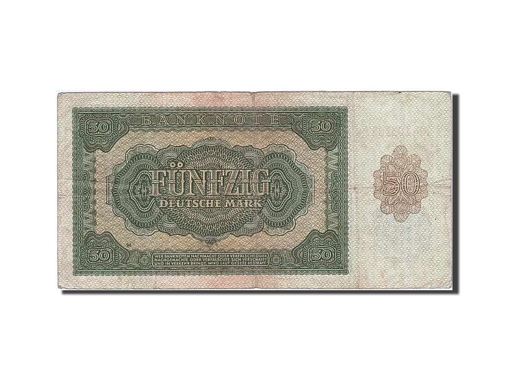 Banknote, Germany - Democratic Republic, 50 Deutsche Mark, 1948, AU(50-53)