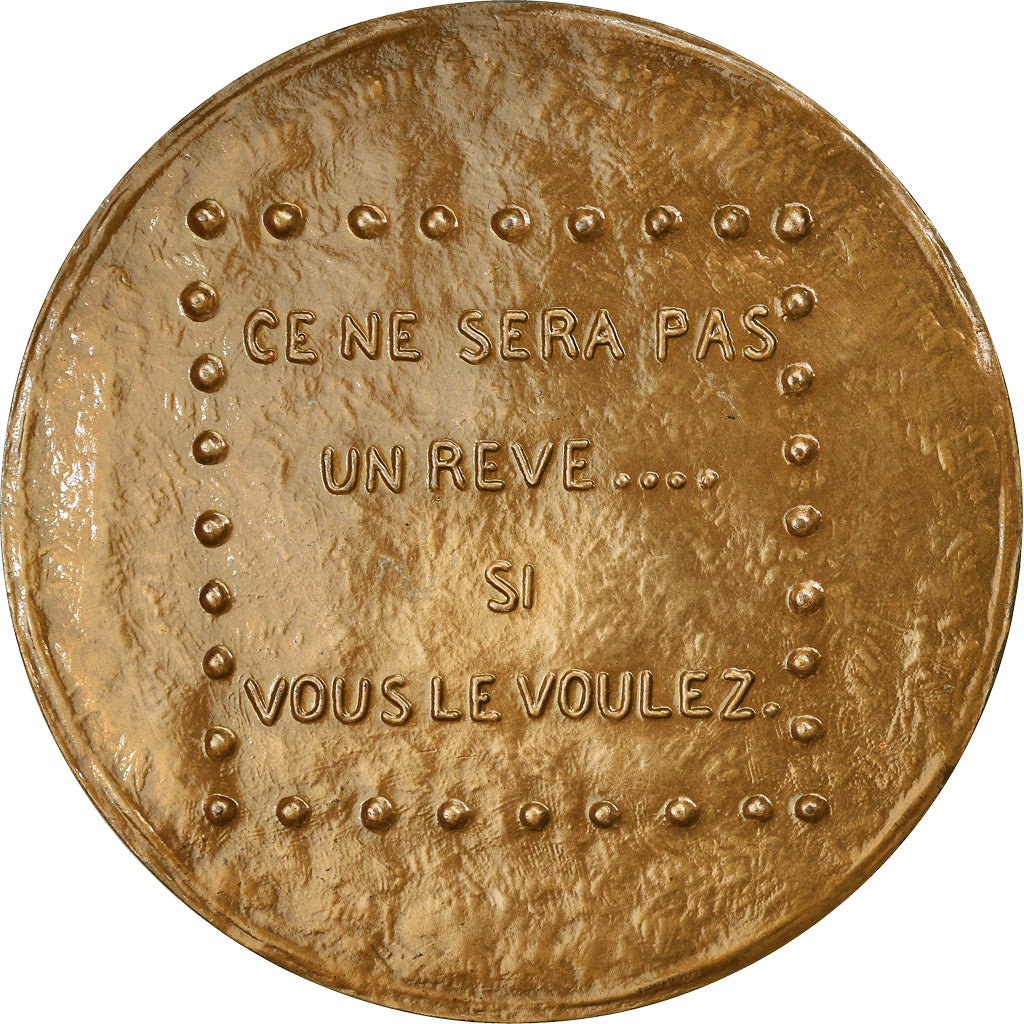 France, Medal, Blum, Front Populaire, Politics, Society, War, 1967, Lay, MS(63)