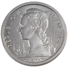 COMOROS, Franc, 1964, Paris, KM #E1, MS(65-70), Aluminium, Lecompte #32, 1.30
