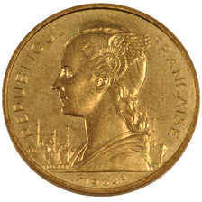 COMOROS, 20 Francs, 1964, Paris, KM #E5, MS(60-62), Cupro-nickel Aluminium,...