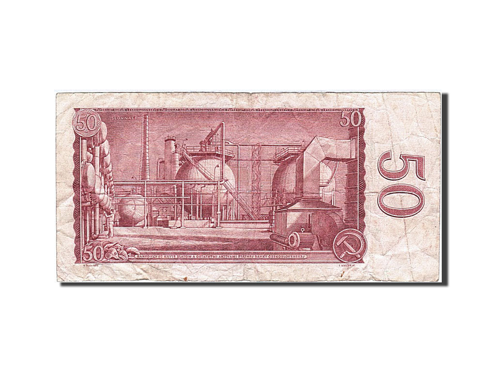 Banknote, Czechoslovakia, 50 Korun, 1964, VF(20-25)