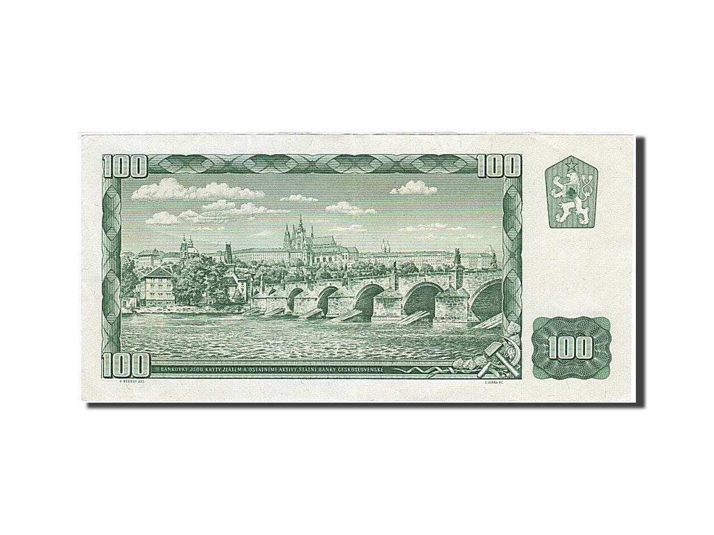Banknote, Czechoslovakia, 100 Korun, 1961, AU(55-58)