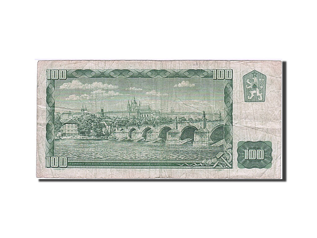Banconote, Cecoslovacchia, 100 Korun, 1961, MB