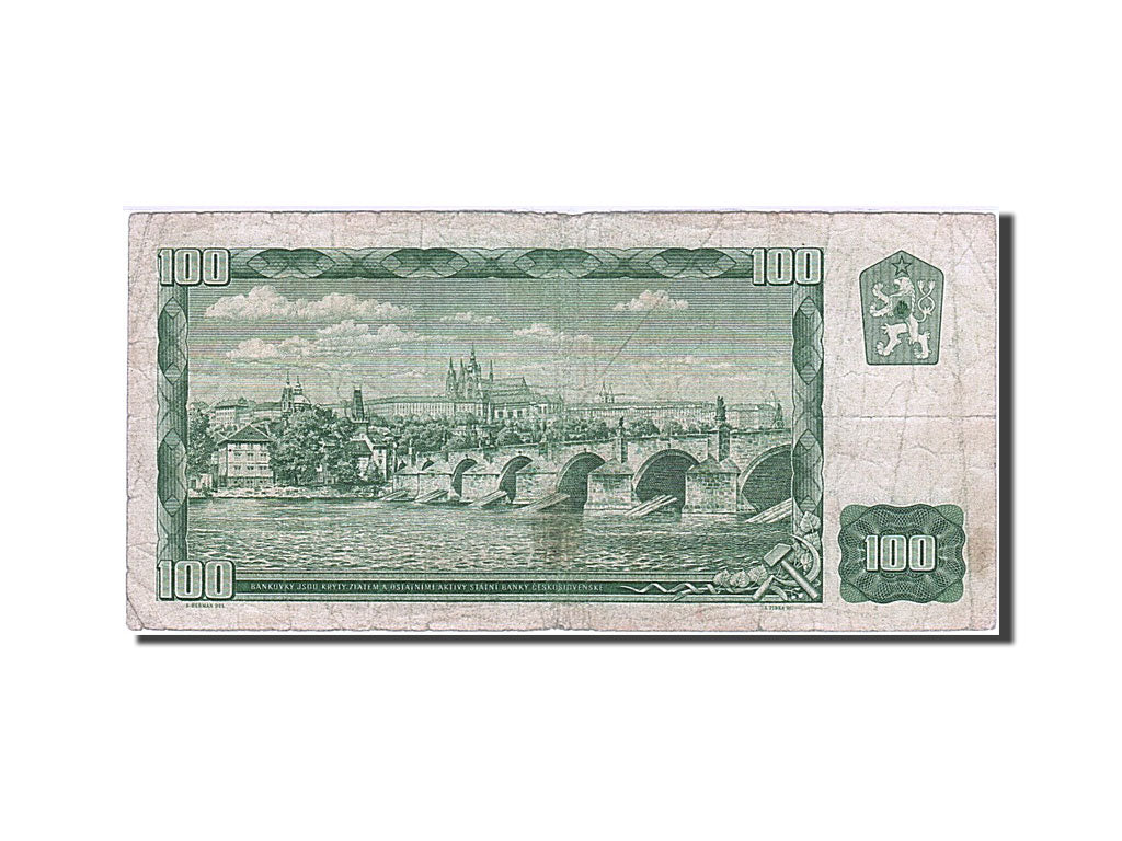Banknot, Czechosłowacja, 100 Korun, 1961, VF(20-25)