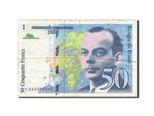 France, 50 Francs, 50 F 1992-1999 ''St Exupéry'', 1997, KM #157Ad, VF(20-25), C 