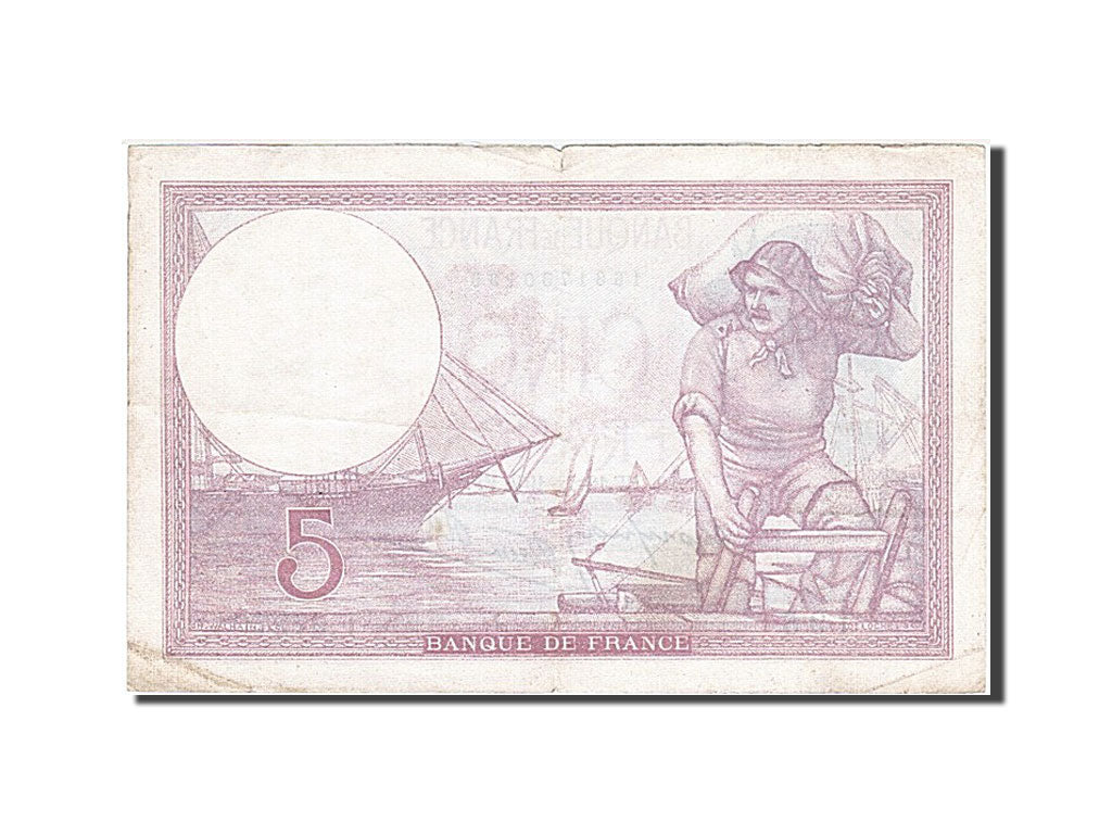 Banknote, France, 5 Francs, 5 F 1917-1940 ''Violet'', 1940, 1940-12-12