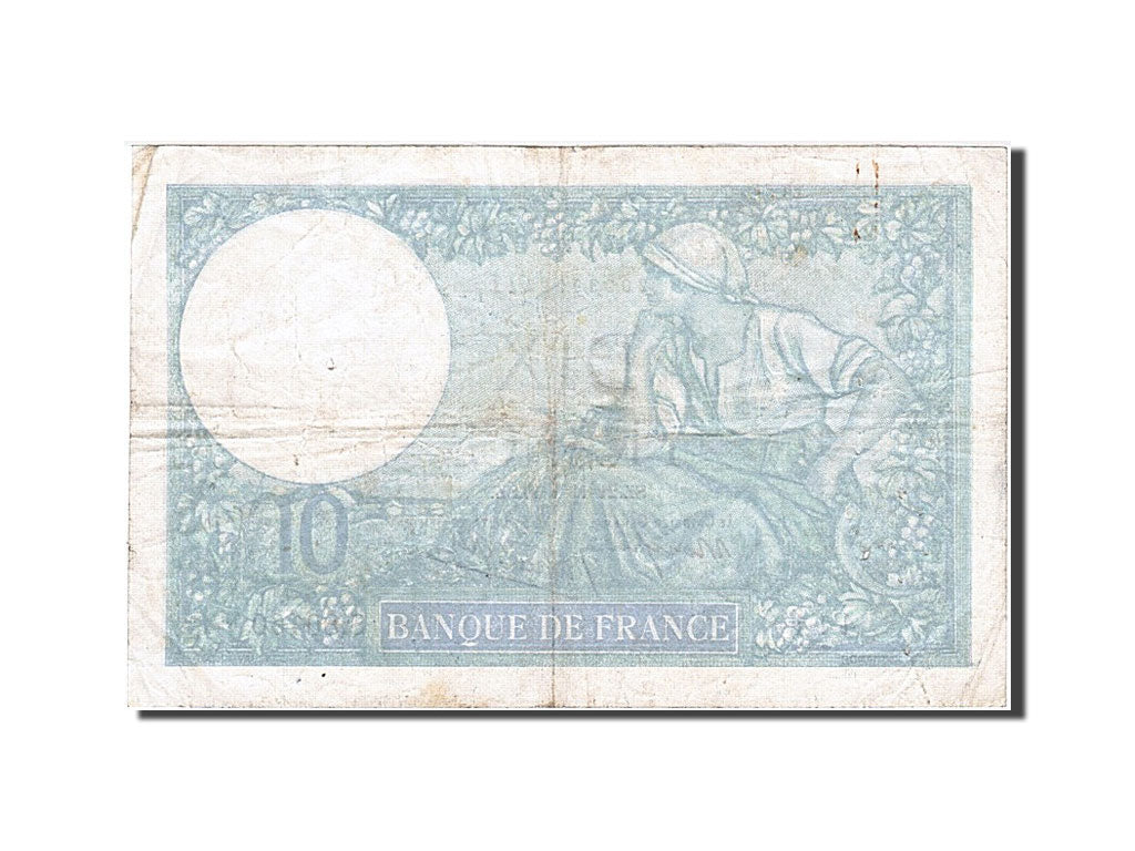 Billete, Francia, 10 Francs, 10 F 1916-1942 ''Minerve'', 1940, 1940-11-21, BC