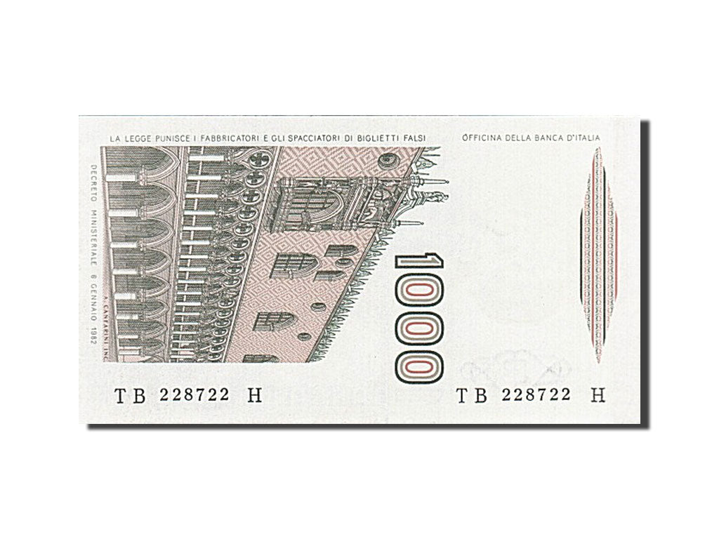 Italia, 1000 Lire, 1982, 1982-01-06, FDS