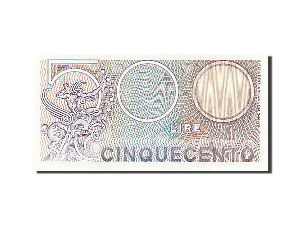 Italy, 500 Lire, 1974, KM #94, UNC(65-70), M37