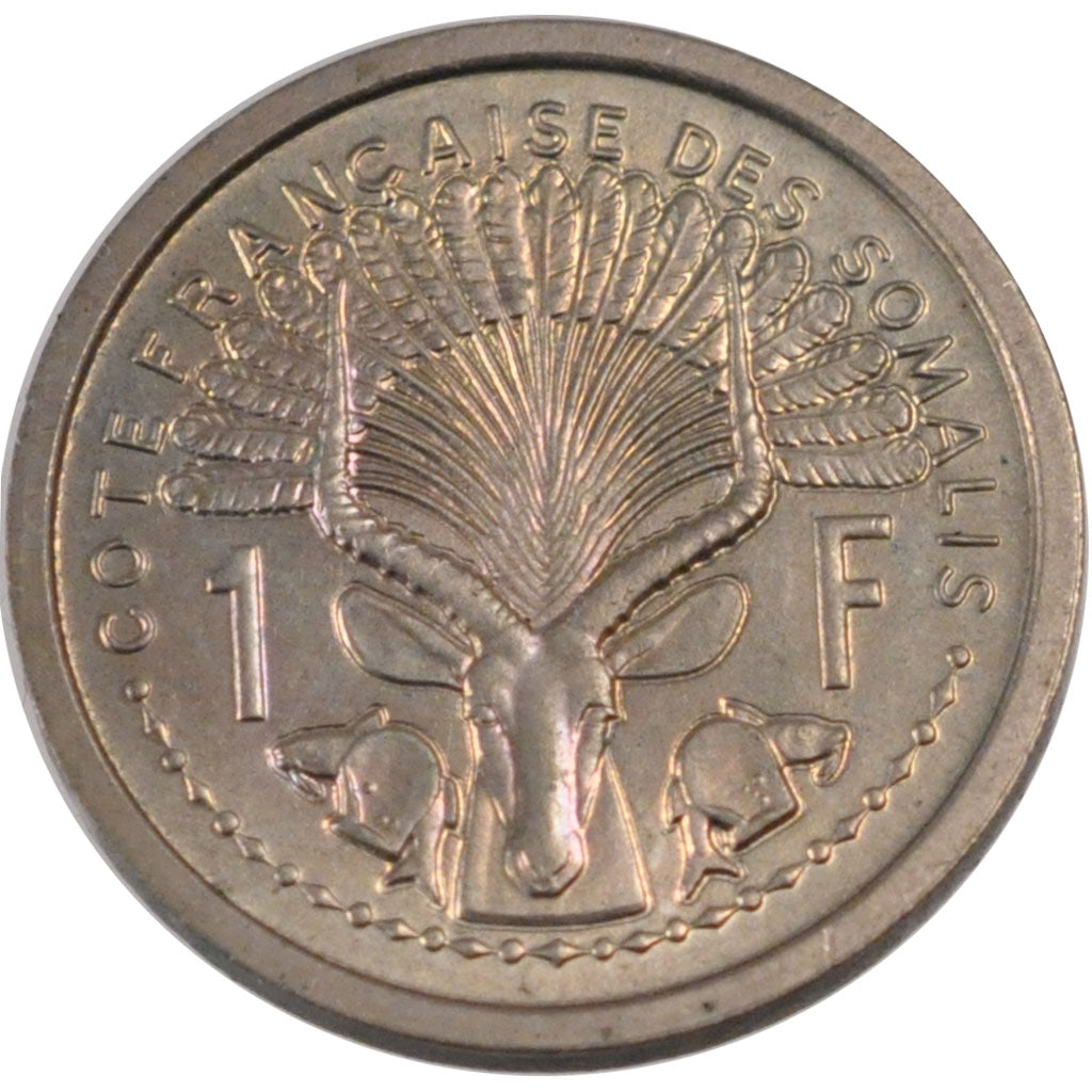 C&ocirc;te Fran&ccedil;aise des Somalis, 1 Franc, 1948, MS(60-62),...
