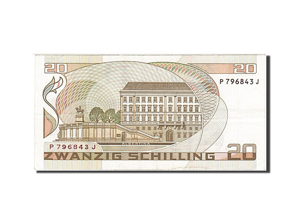 Banknote, Austria, 20 Schilling, 1986, 1986-10-01, EF(40-45)