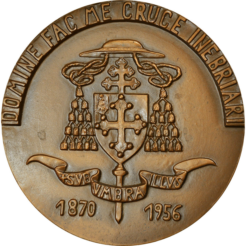 France, Medal, Jules Géraud, Cardinal Saliège, Archevêque de Toulouse, 1956