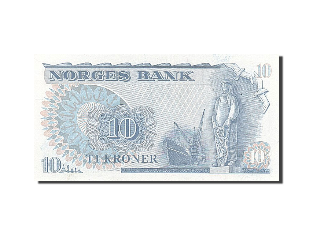 Norway, 10 Kroner, 1979, KM #36c, UNC(63), BB 3439179