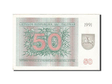 Lithuania, 50 (Talonas), 1991, KM #37b, EF(40-45), CT 572267