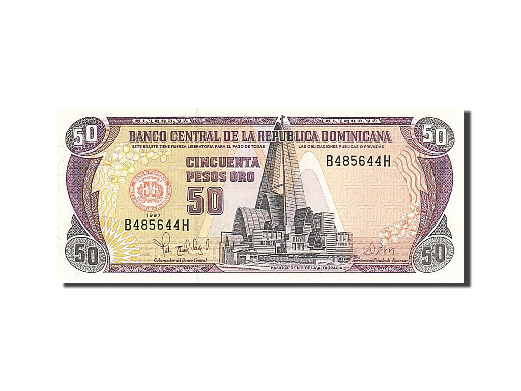 Repubblica domenicana, 50 Pesos Oro, 1997, FDS