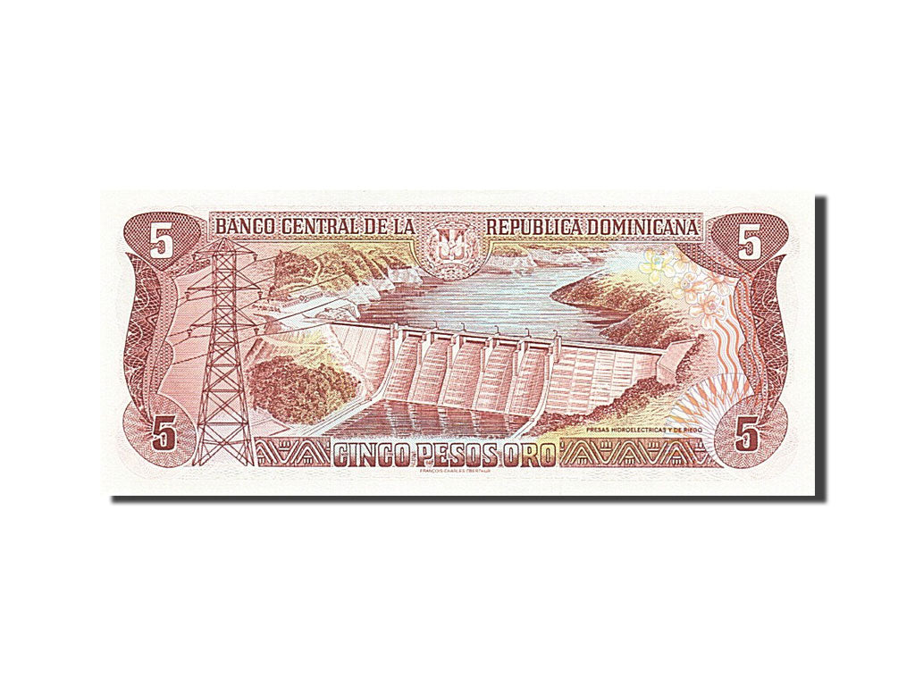 Banknote, Dominican Republic, 5 Pesos Oro, 1997, UNC(65-70)