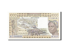 West African States, 1000 Francs, 1985, KM #207Be, UNC(63), K 189936