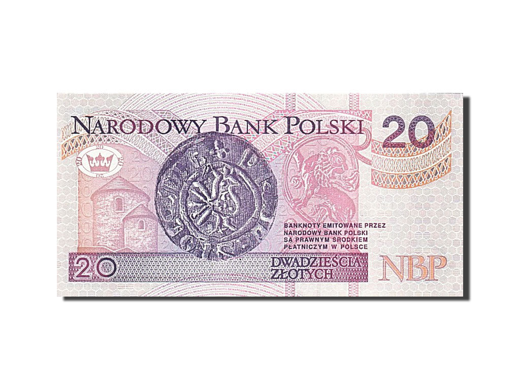 Poland, 20 Zlotych, 1994, KM #174a, 1994-03-25, UNC(60-62), AK3076493