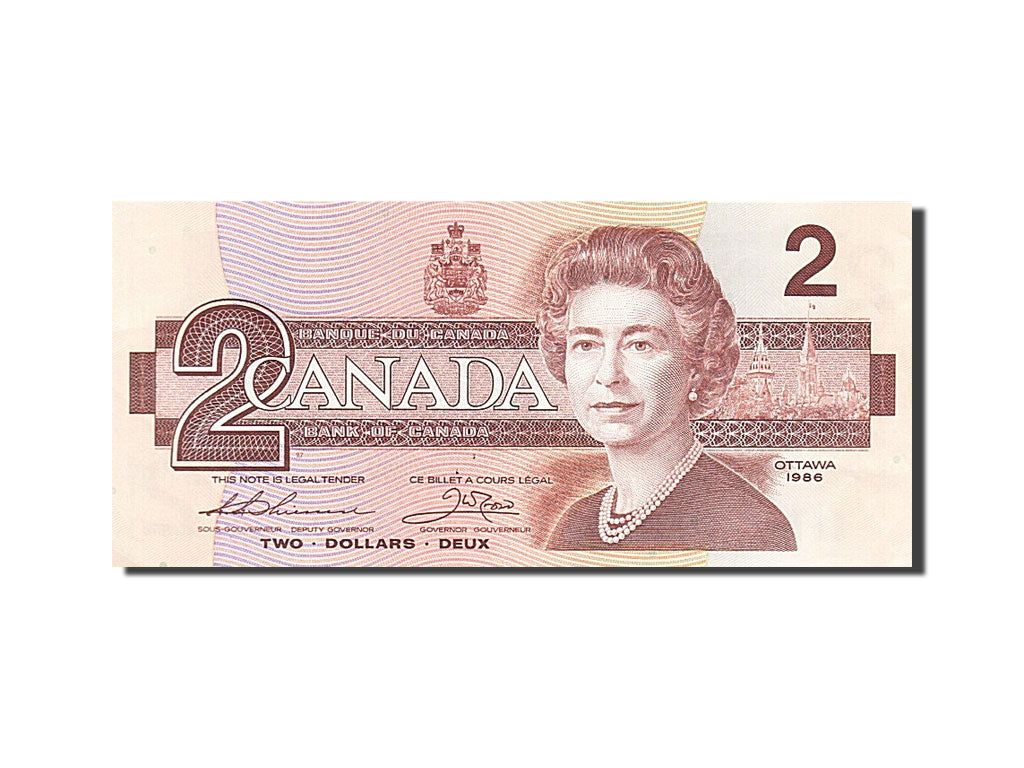 Canada, 2 Dollars, 1986, KM #94b, AU(50-53), BUA 9534133