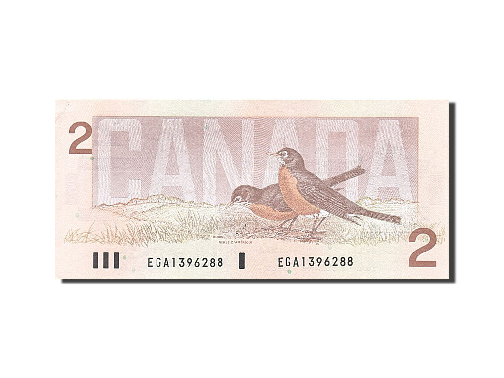 Canada, 2 Dollars, 1986, KM #94b, AU(55-58), EGA 1396288