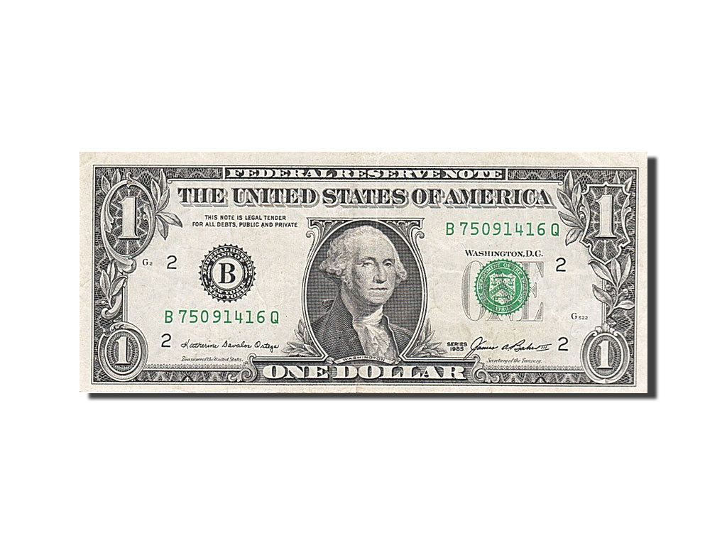 United States, One Dollar, 1985, KM #3711, AU(50-53), B 75091416 Q