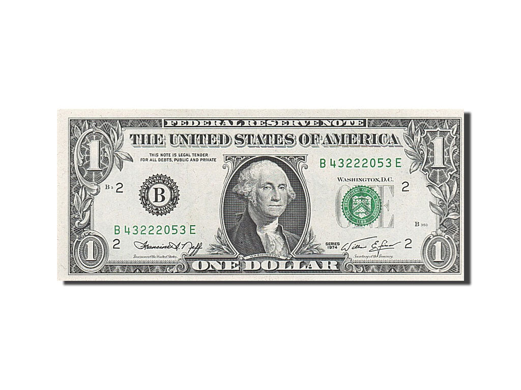 United States, One Dollar, 1974, KM #1574, UNC(65-70), B 43222053 E